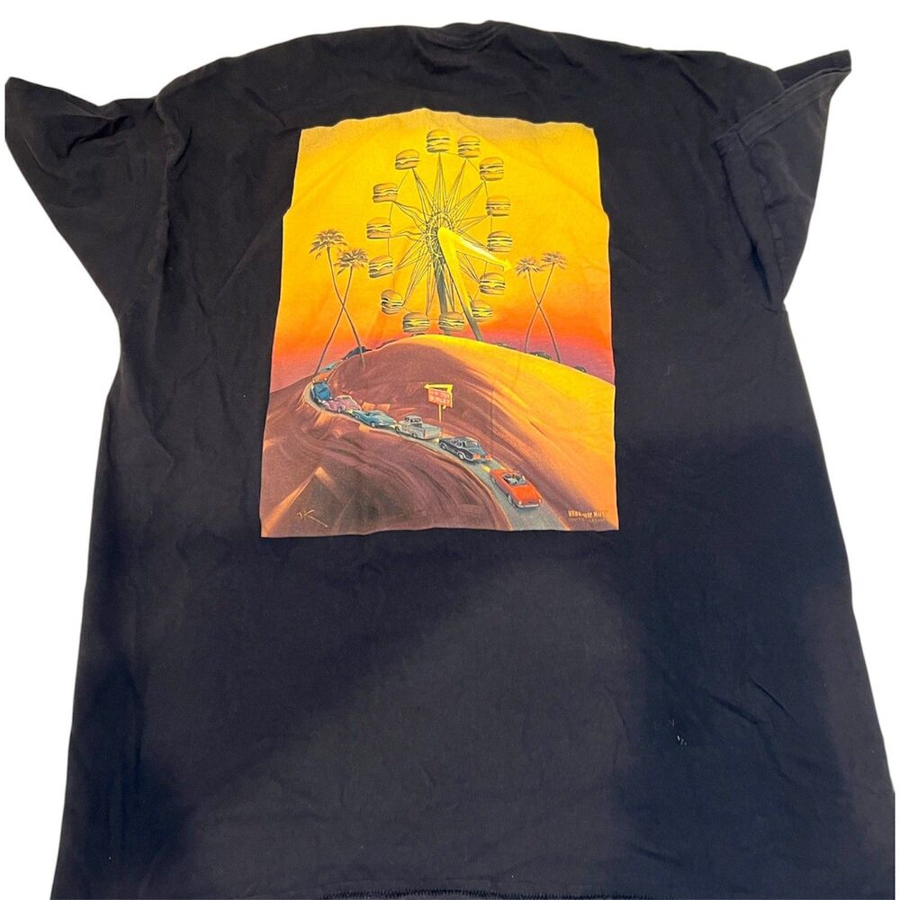 In-N-Out Burger T-Shirt Mens XL Black 2018 Hot Rod Logo 70th Anniversary Graphic